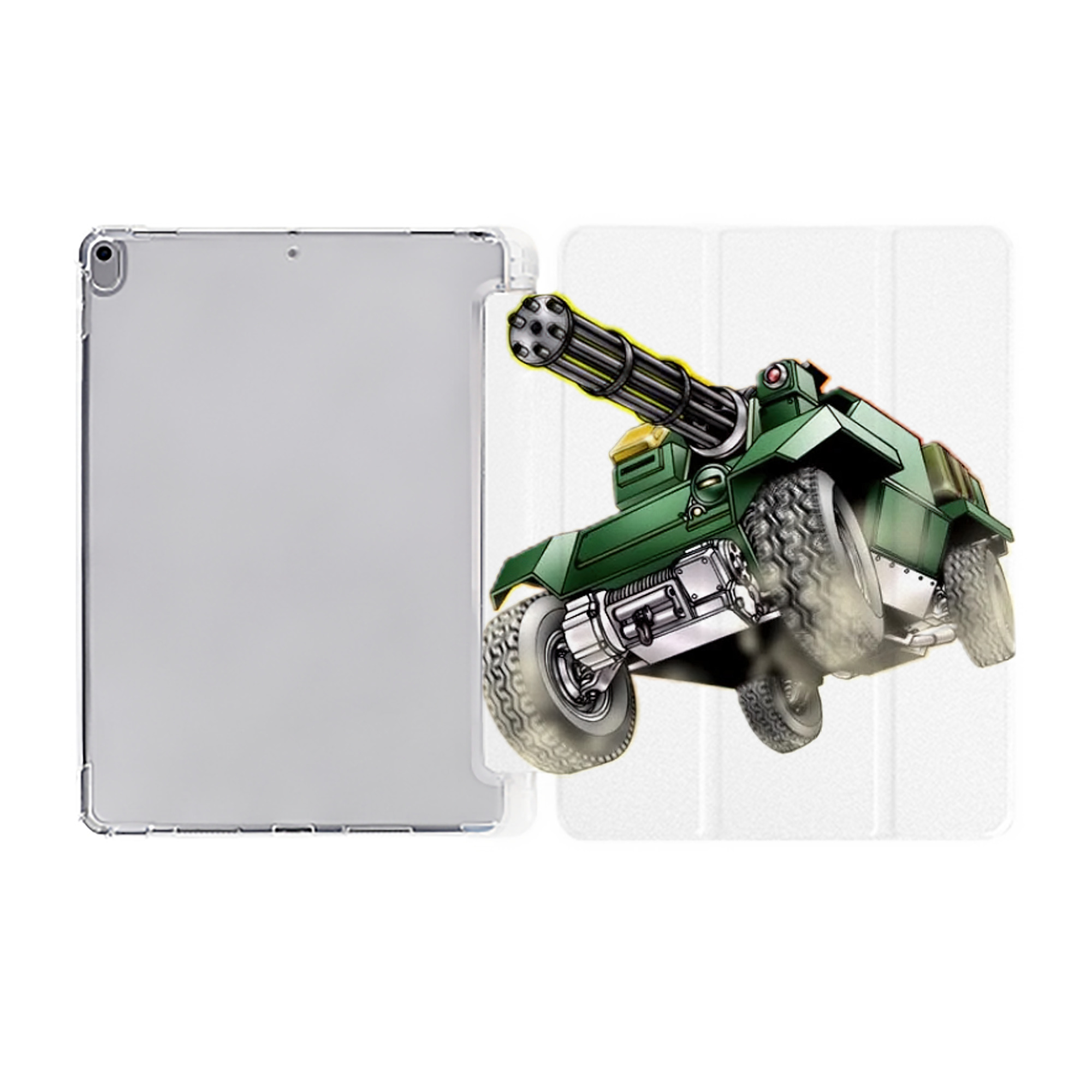 （画像用） 遊☆戯☆王 Yu-Gi-Oh! IPad ケース ペン収納付き 三つ折りスタンド PUレザー×シリコン 対応機種9.5/10.5/10.9インチ